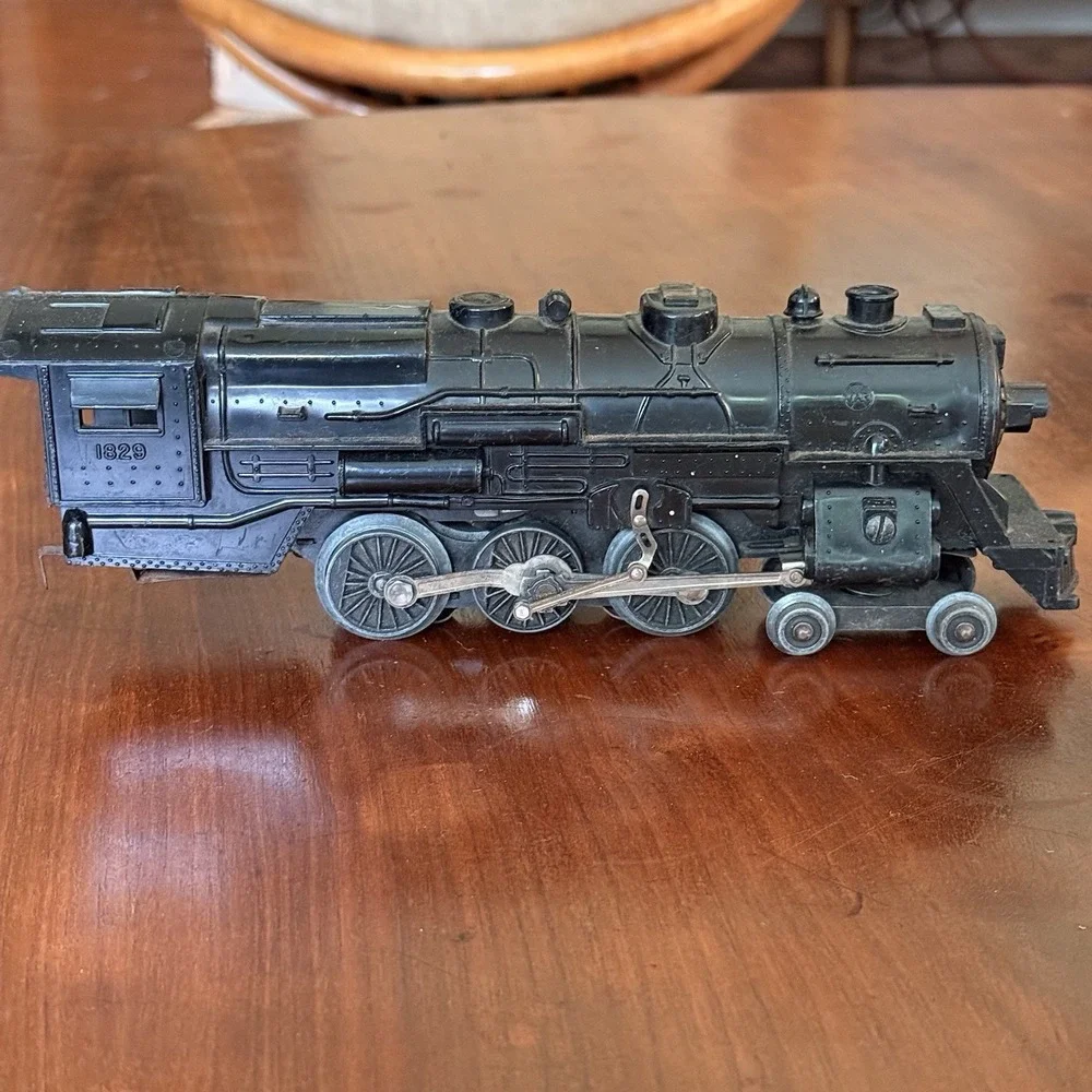 Vintage Marx O Gauge 1829 Steam Locomotive Tin Litho Train